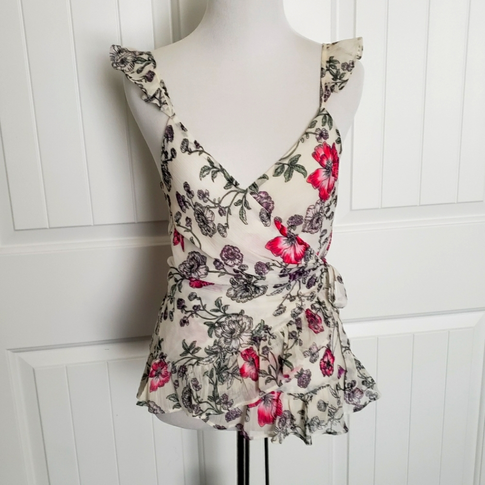 Guess wrap around top